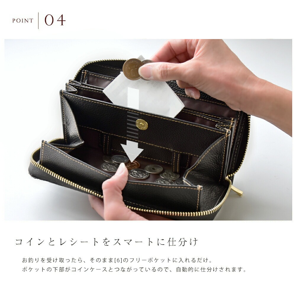 HIGHCAMPブランド オリジナルラウンドファスナーウォレット「ピンパネル」