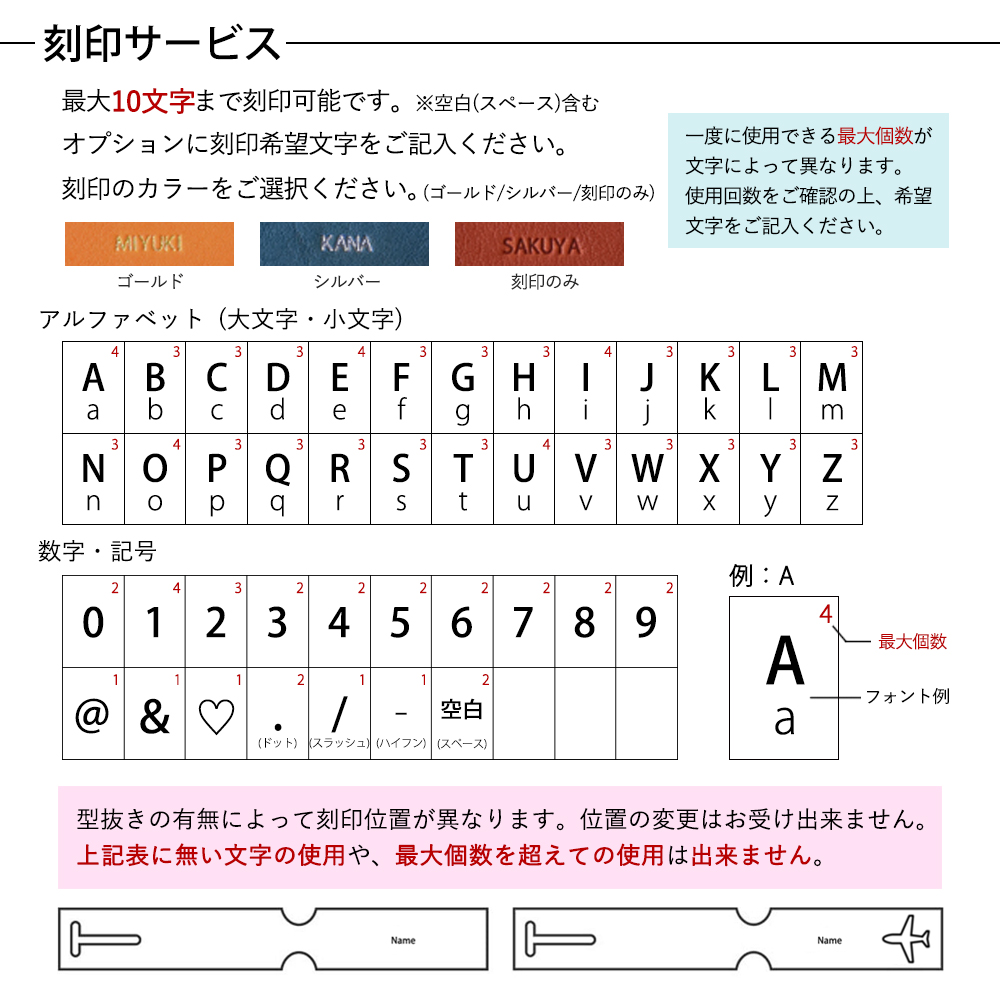 オリジナル本革製ラゲッジタグ