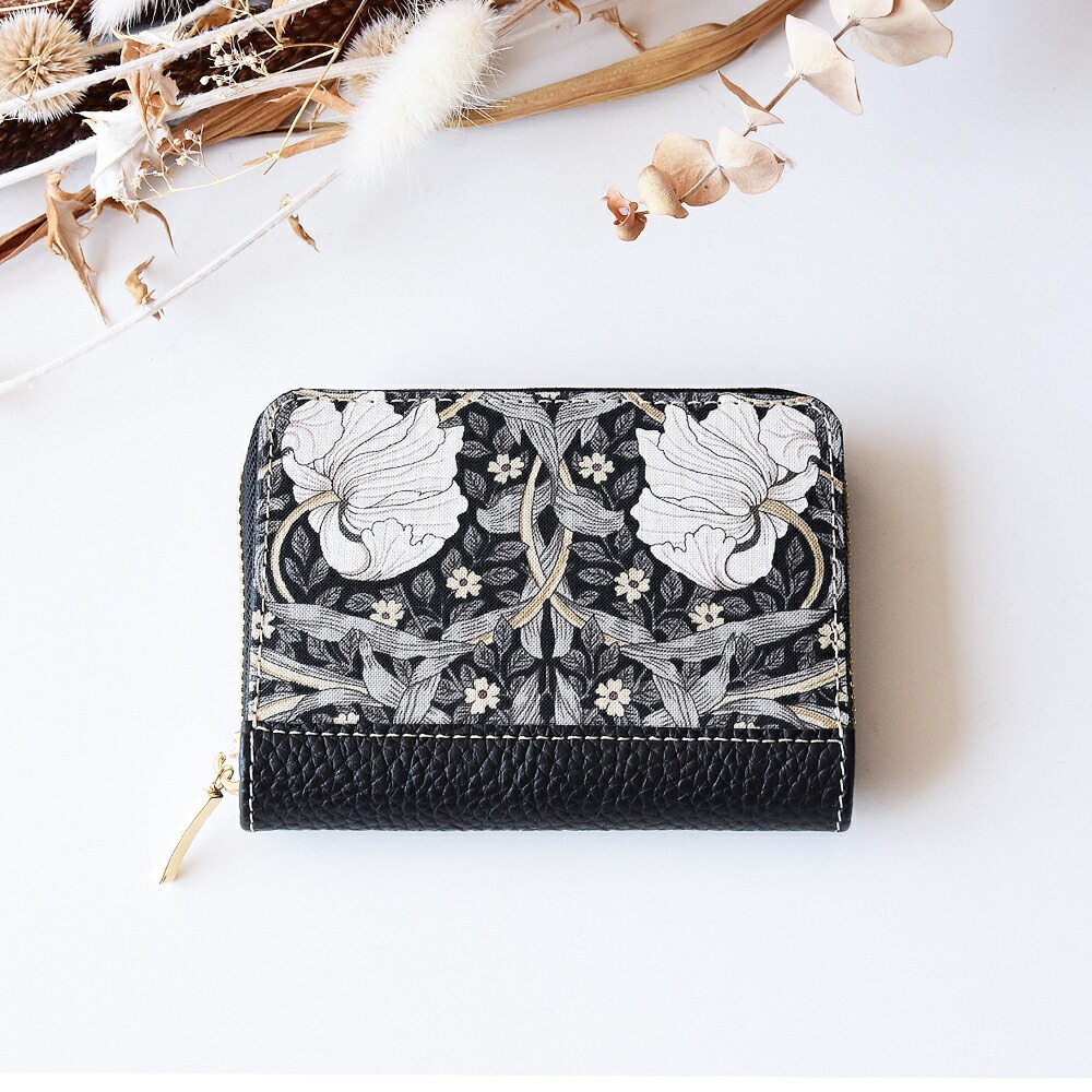 HIGHCAMPブランド オリジナルラウンドファスナーウォレット「ピンパネルBK」