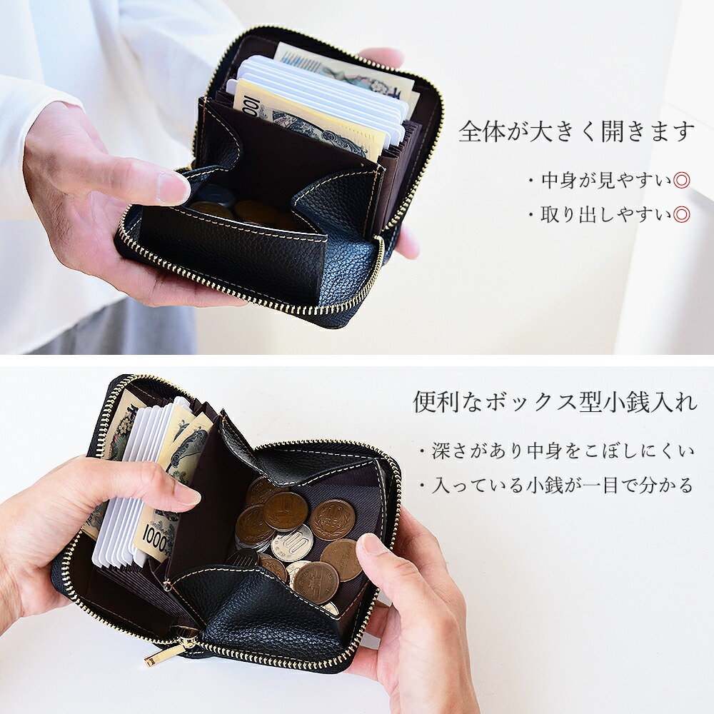 HIGHCAMPブランド オリジナルラウンドファスナーウォレット「ピンパネルBK」