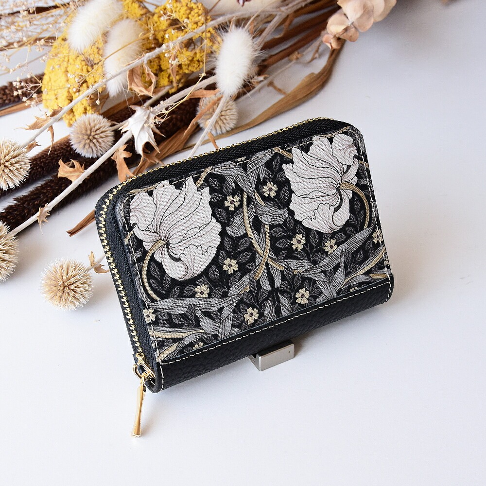 HIGHCAMPブランド オリジナルラウンドファスナーウォレット「ピンパネルBK」