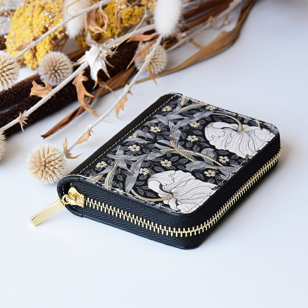 HIGHCAMPブランド オリジナルラウンドファスナーウォレット「ピンパネルBK」