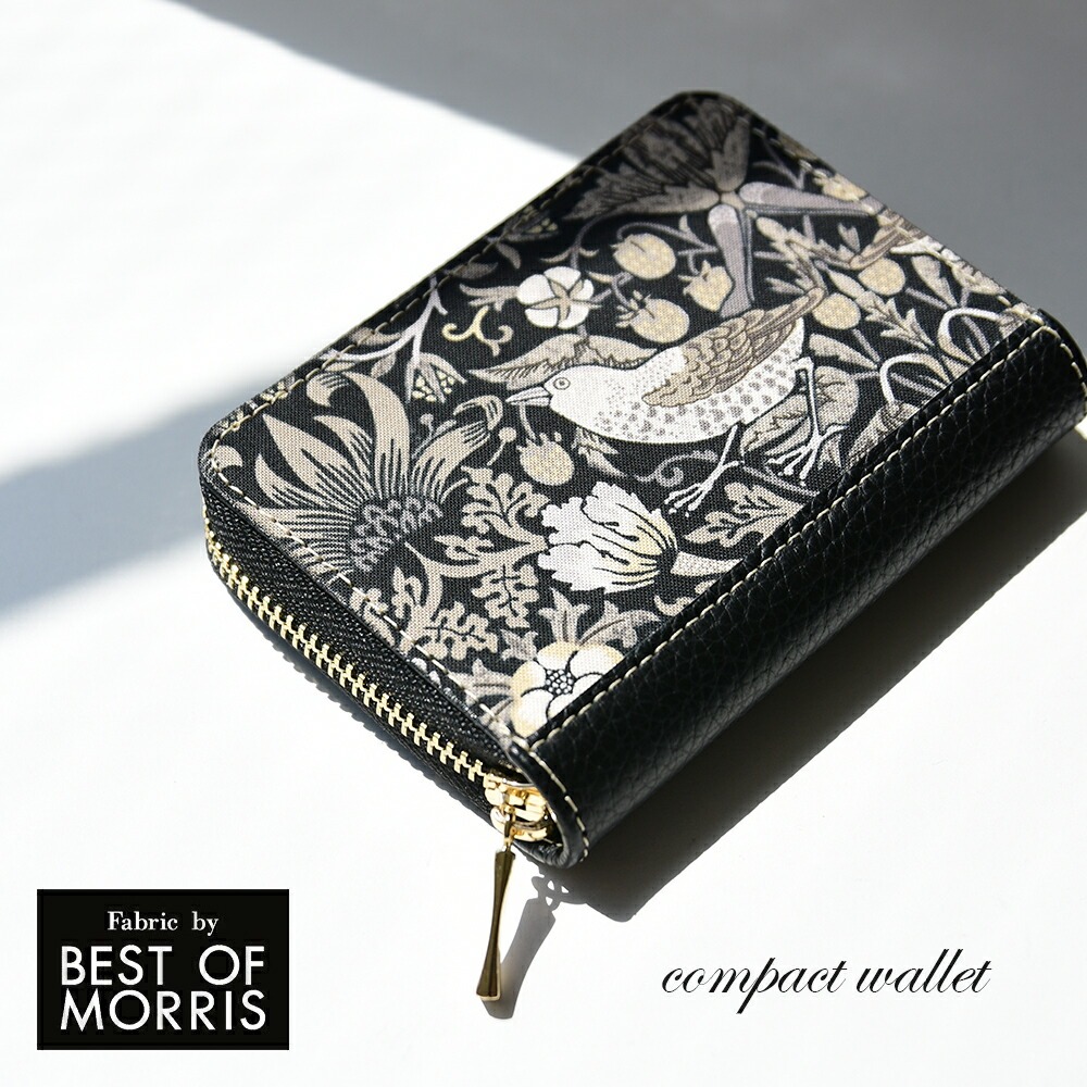 HIGHCAMPブランド オリジナルラウンドファスナーウォレット「ストロベリーシーフBK」