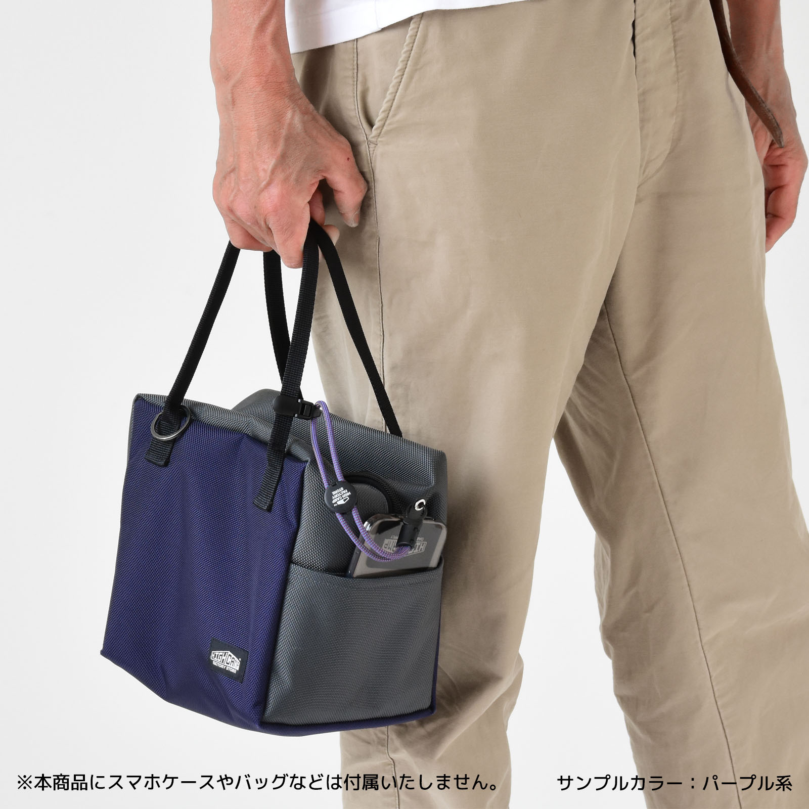 パラコード ストラップ ハンドストラップ リストストラップ 単品 手首掛け 手提げ  HIGHCAMP ハイキャンプ 日本製