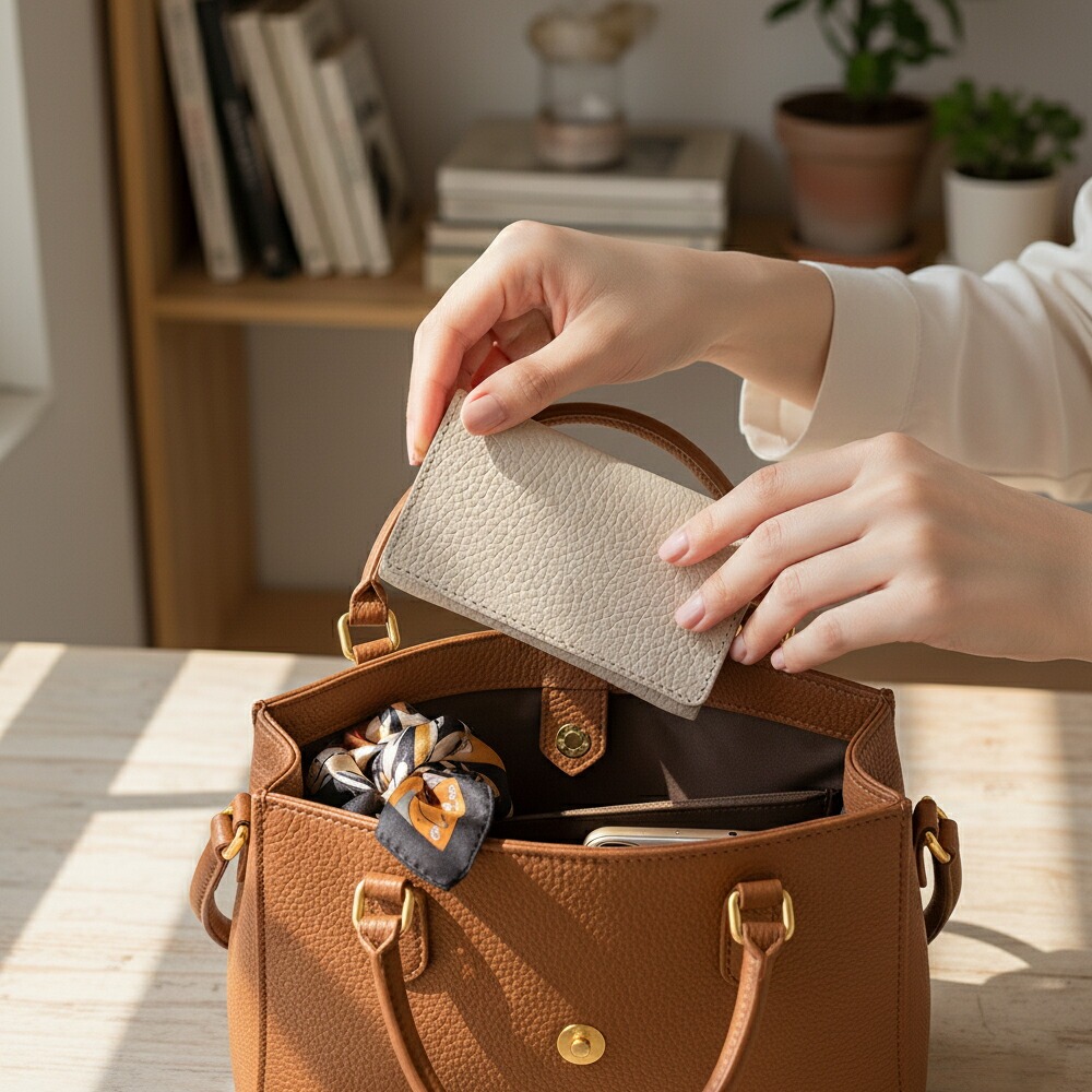 CallaBellaオリジナル本革製 名刺入れ