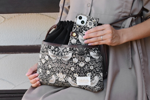 手帳型スマホケース サフィアーノ 本革 レザー カメラ穴 CallaBella カラベラ ハイキャンプ HIGHCAMP