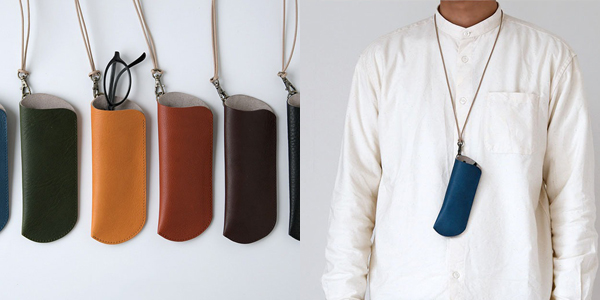 本革 レザー 眼鏡ケース エイジング 経年変化 ハイキャンプ HIGHCAMP 栃木レザー ヴォーノオイル