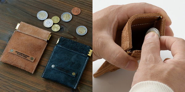 本革 レザー 小銭入れ エイジング 経年変化 ハイキャンプ HIGHCAMP ラフアウト